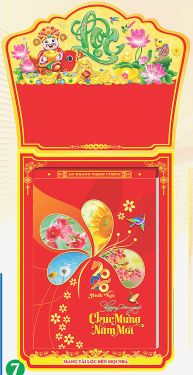 Lịch Bloc Cực Đại (25x35) - Phong Cảnh Việt Nam (HA06) - Xuân Bính Ngọ 2026