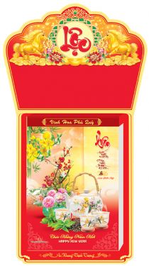 LỊCH BLOC CỰC ĐẠI (25x35) - Trà Hoa (MT04) - Xuân Bính Ngọ 2026