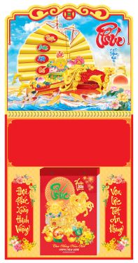 LỊCH BLOC ĐẠI (20x30) - Trà Hoa (MT07) - Xuân Bính Ngọ 2026