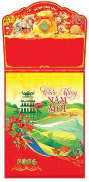 LỊCH 53 TUẦN (30x40) - Việt Nam Mến Yêu (MT09) - Xuân Bính Ngọ 2026