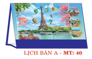 Lịch bàn chữ A (24x17 cm) - Thế Giới Tươi Đẹp (MT40) - Xuân Bính Ngọ 2026