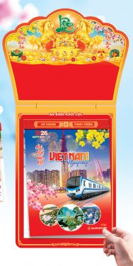 Lịch Bloc Siêu Cực Đại (30x41) - Việt Nam Ngày Nay (NB01) - Xuân Bính Ngọ 2026