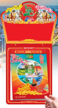 Lịch Bloc Cực Đại (25x35) - Phong Cảnh Và Văn Hoá Việt Nam (NB02) - Xuân Bính Ngọ 2026