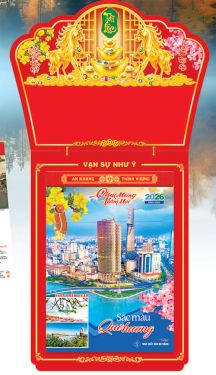 Lịch Bloc Siêu Đại (20x30) - Sắc Màu Quê Hương (NB05) - Xuân Bính Ngọ 2026