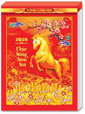 Lịch Bloc Đại Lỡ (12.5x17.5) - Sắc hoa  (TL07) - Xuân Bính Ngọ 2026