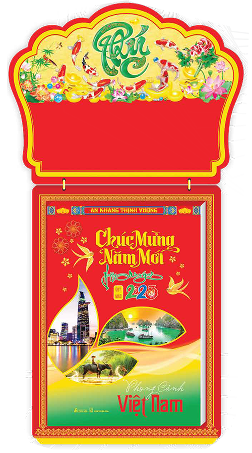 LỊCH BLOC SIÊU SIÊU ĐẠI - Phong Cảnh Việt Nam - AC01 | Thế Giới Lịch Xuân